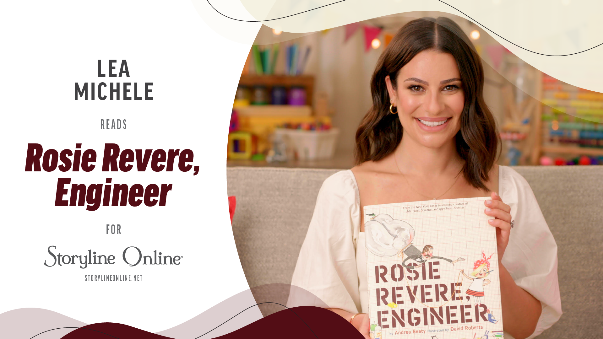 Actress And Funny Girl Star Lea Michele Reads Rosie Revere Engineer For The Sag Aftra Foundation S Storyline Online Sag Aftra Foundation
